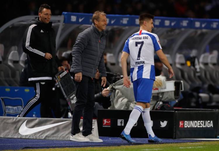 Krzysztof Piatek e Jurgen Klinsmann