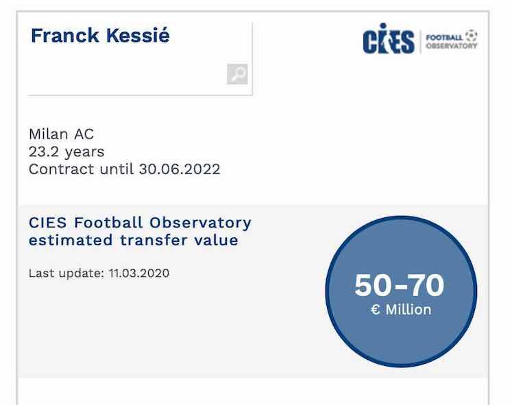 Valutazione Kessie CIES