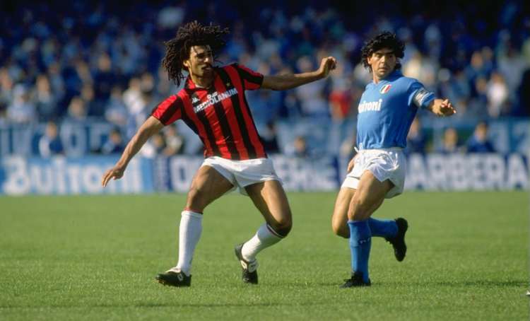 Maradona Gullit napoli milan