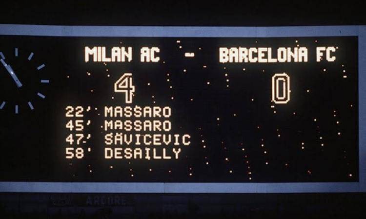 Milan Barcellona 1994 