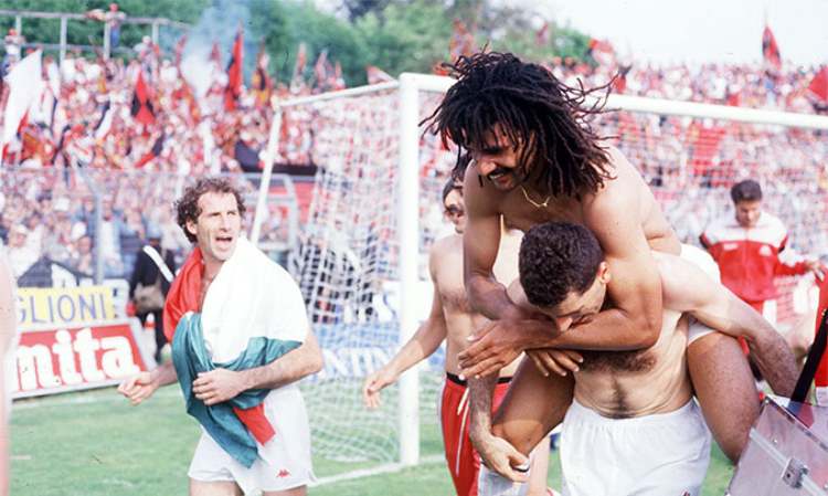 Milan Scudetto 1988 a Como