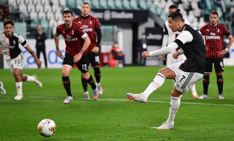 Cristiano Ronaldo Juve Milan