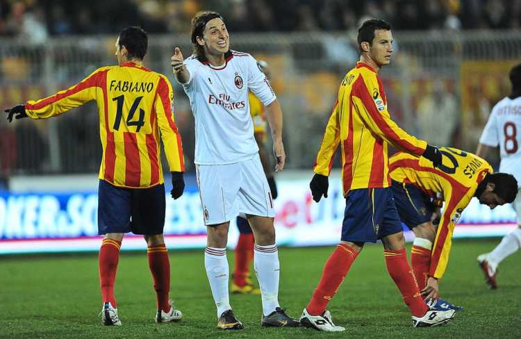 Ibrahimovic precedenti Lecce