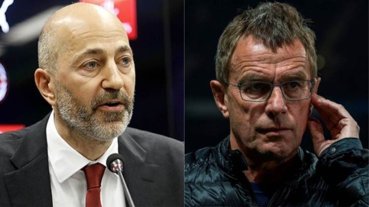 Ivan Gazidis Ralf Rangnick Milan