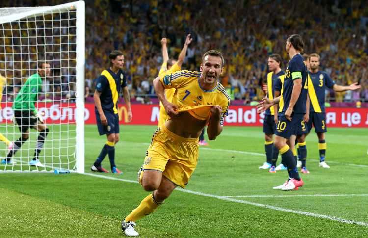 Andriy Shevchenko Ucraina Francia