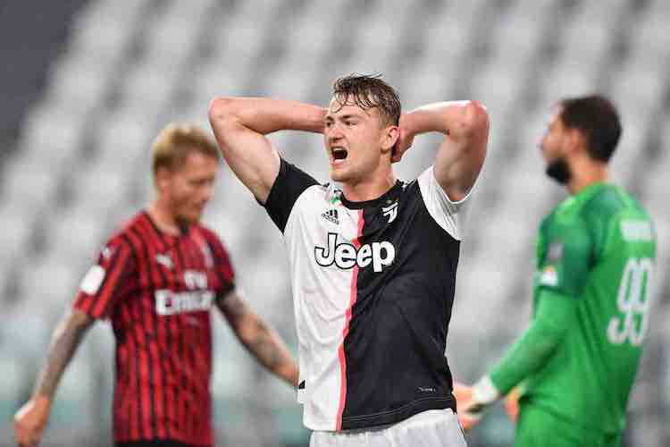 de Ligt squalificato Milan-Juve