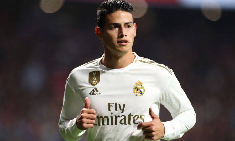 James Rodriguez verso Everton