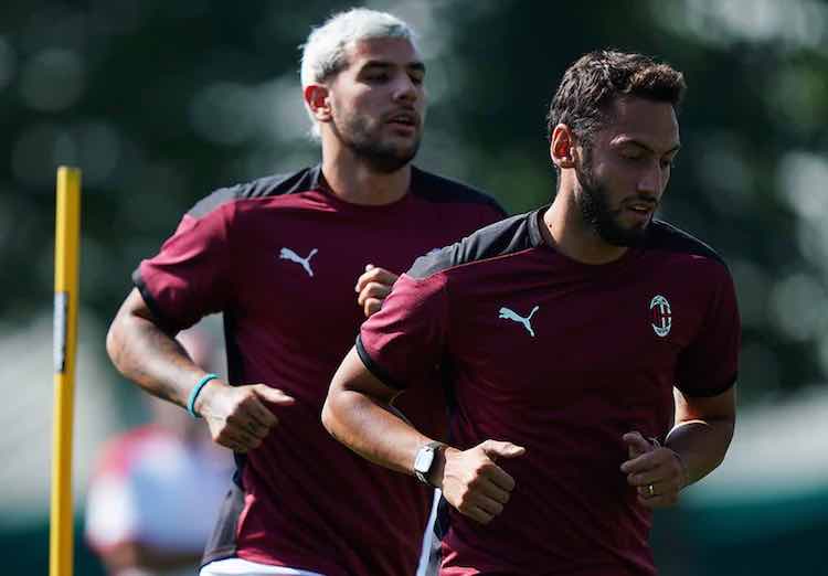 Theo-Calhanoglu in allenamento