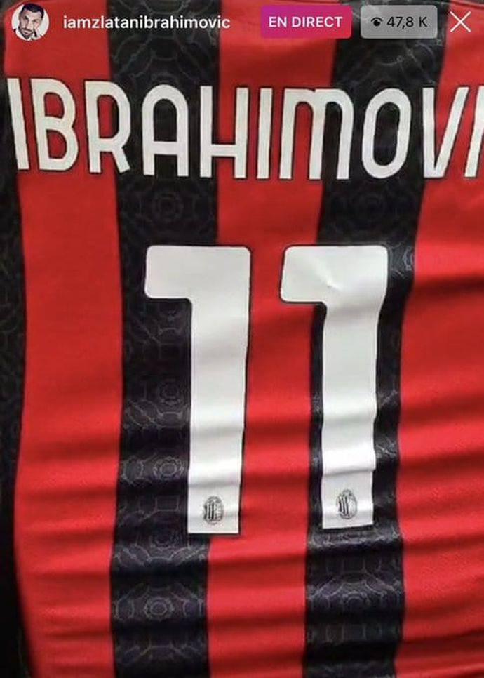 Numero maglia Zlatan Ibrahimovic