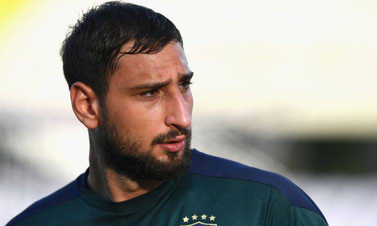 Donnarumma panchina Italia Moldova