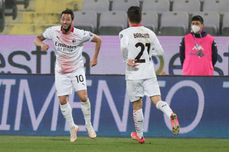 Calhanoglu e Brahim Diaz 