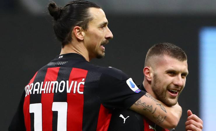 Ante Rebic Zlatan Ibrahimovic