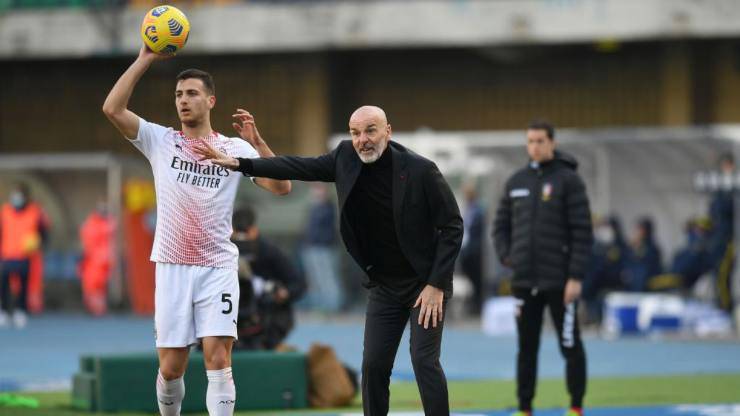 Stefano Pioli Diogo Dalot