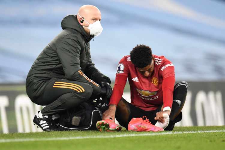 Marcus Rashford infortunio