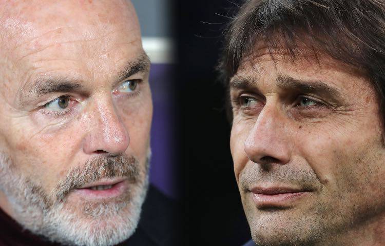 Stefano Pioli e Antonio Conte 