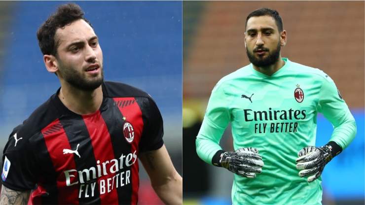 Donnarumma Calhanoglu