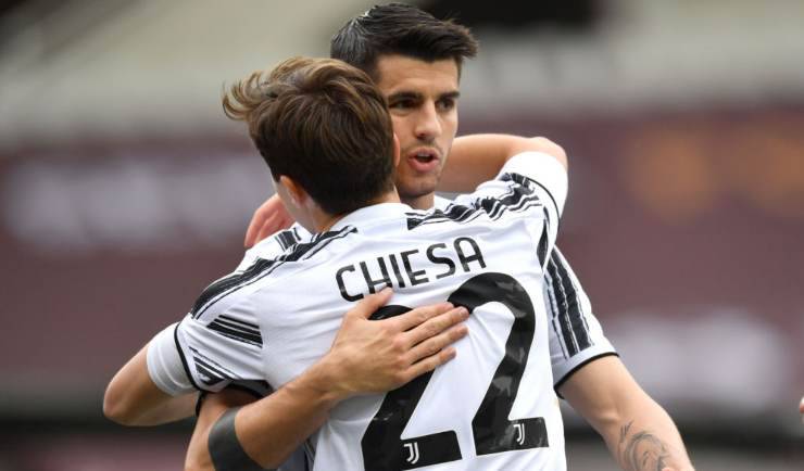 Federico Chiesa Alvaro Morata