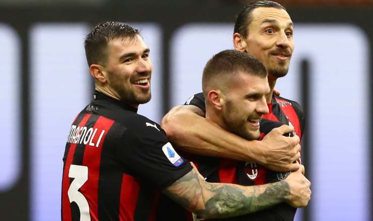 Romagnoli Rebic Ibrahimovic