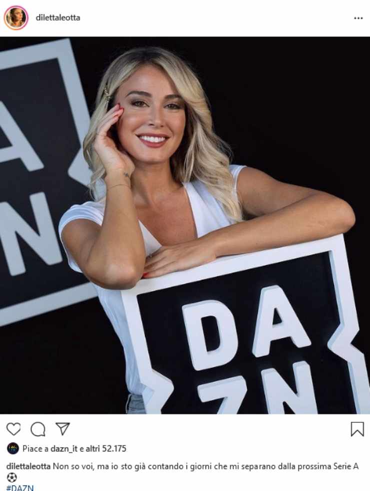 Diletta Leotta resta DAZN