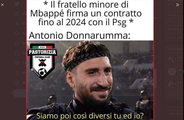 Antonio Donnarumma, meme 