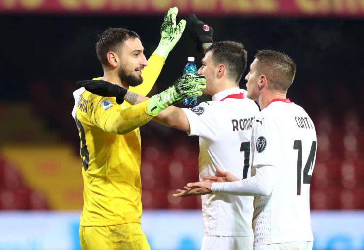 Donnarumma, Romagnoli e Conti
