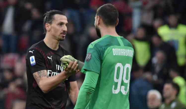 Ibrahimovic e Donnarumma