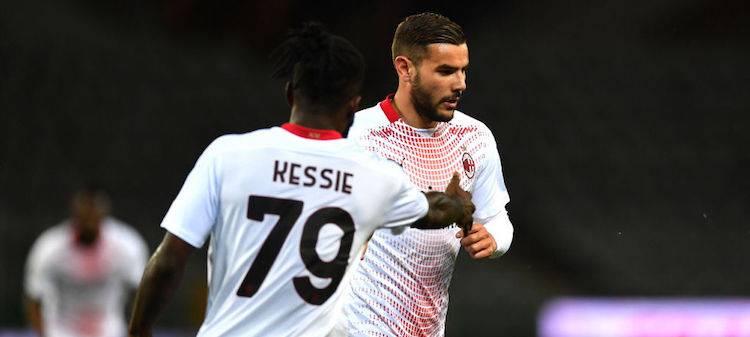 Theo Hernandez e Franck Kessie