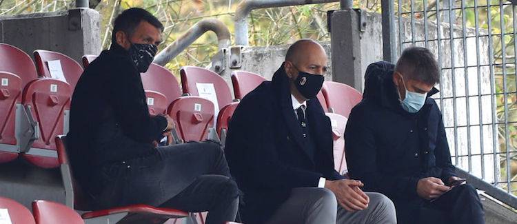 Maldini, Gazidis e Massara 