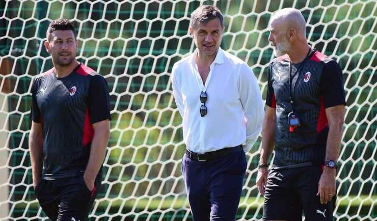 Paolo Maldini Stefano Pioli Daniele Bonera 