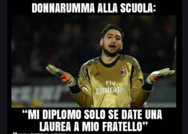 Meme Antonio e Gigio Donnarumma 