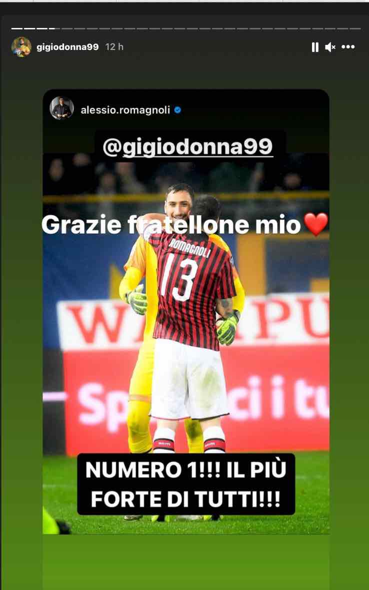 Storia Instagram Romagnoli