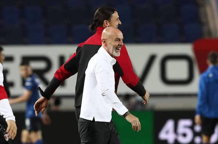 Zlatan Ibrahimovic e Stefano Pioli