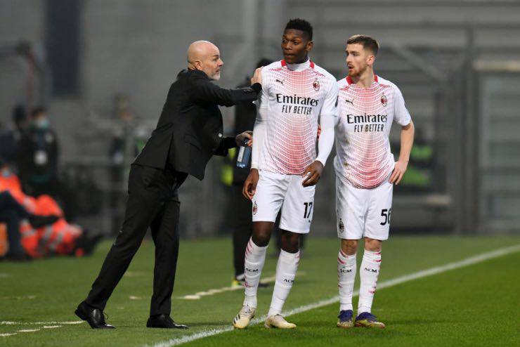 Pioli, Leao e Saelemaekers