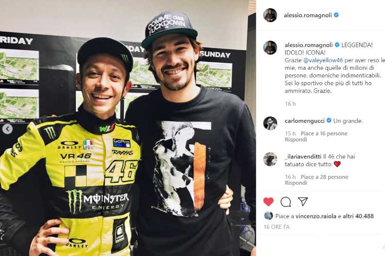 Valentino Rossi Alessio Romagnoli 