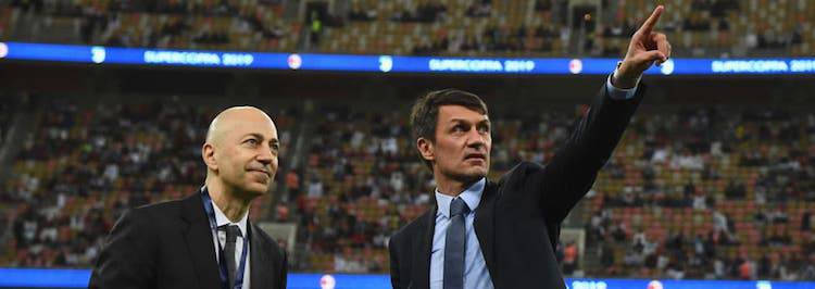 Gazidis e Maldini 