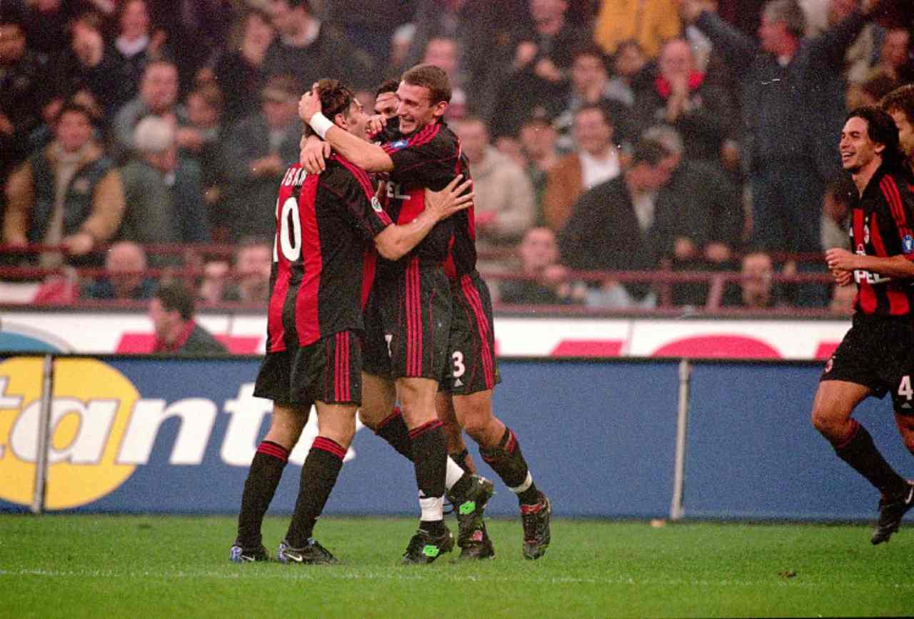 Forza Milan ! L'album 1999 - Serginho, Ambrosini, Gattuso, Shevchenko - Euro 2000