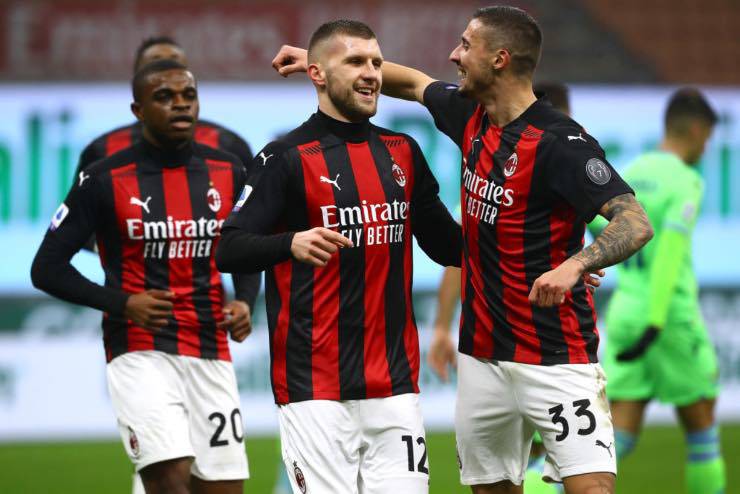 Rebic, Krunic e Kalulu