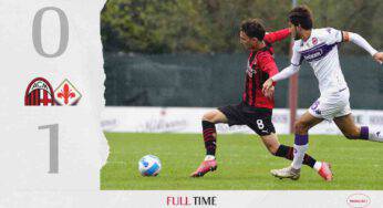 Primavera, Milan-Fiorentina 0-1: Corradini stende i rossoneri