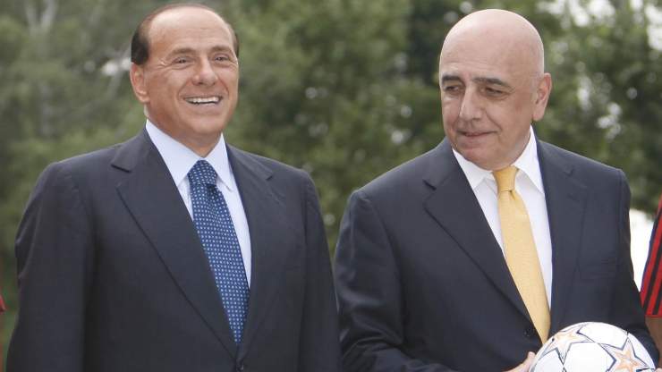 Adriano Galliani Silvio Berlusconi 