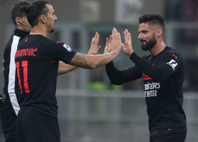 Giroud e Ibra