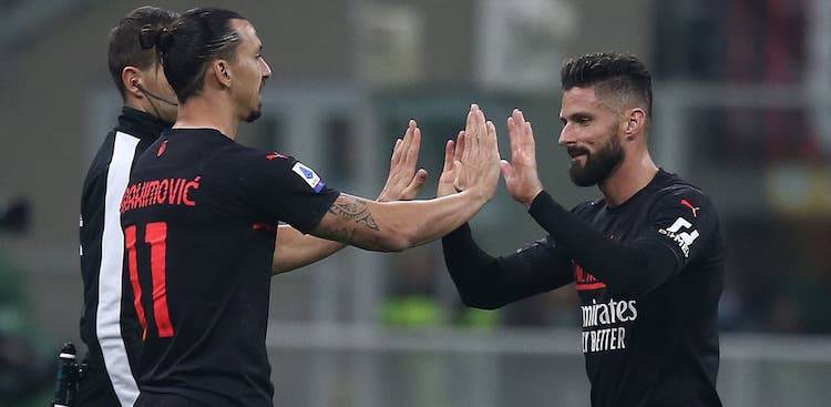 Ibra e Giroud 