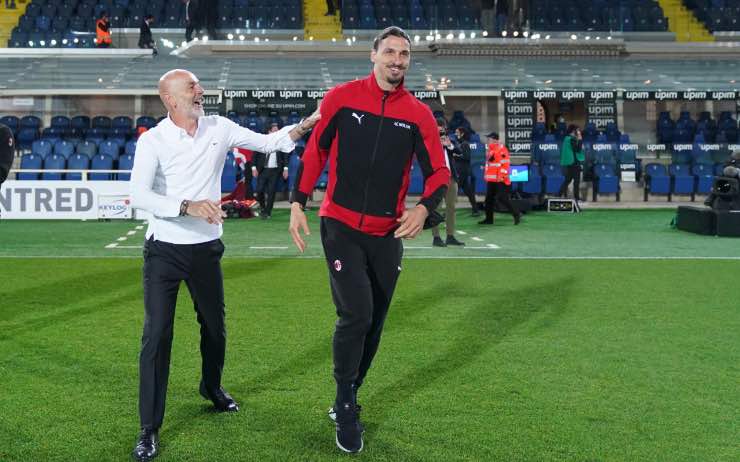 Ibrahimovic e Pioli