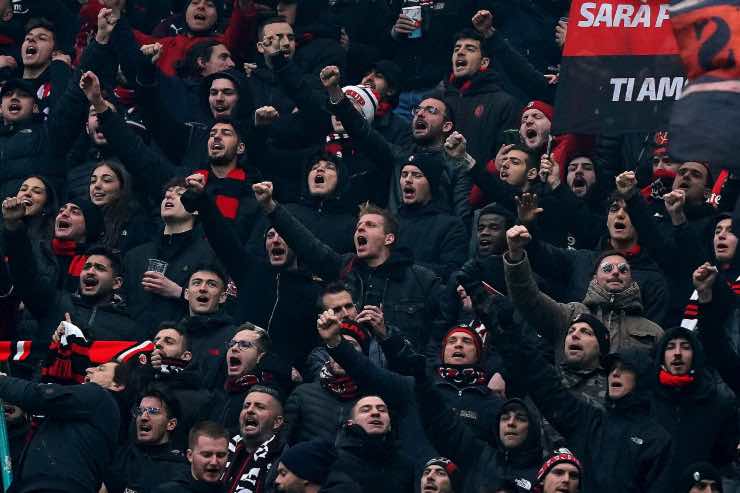 Milan-Salernitana tifosi