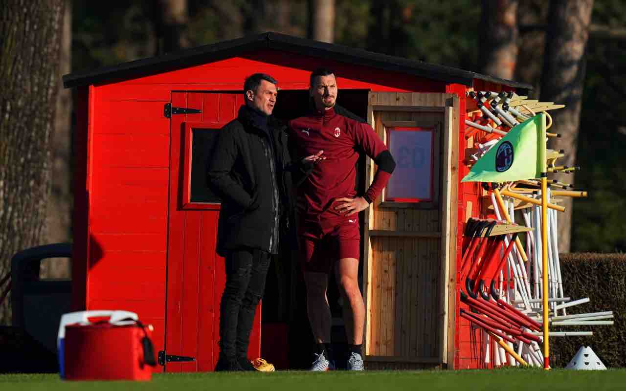 Paolo Maldini e Zlatan Ibrahimovic