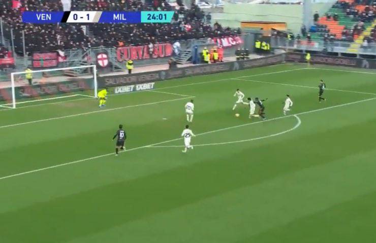 Venezia-Milan recupero Tonali