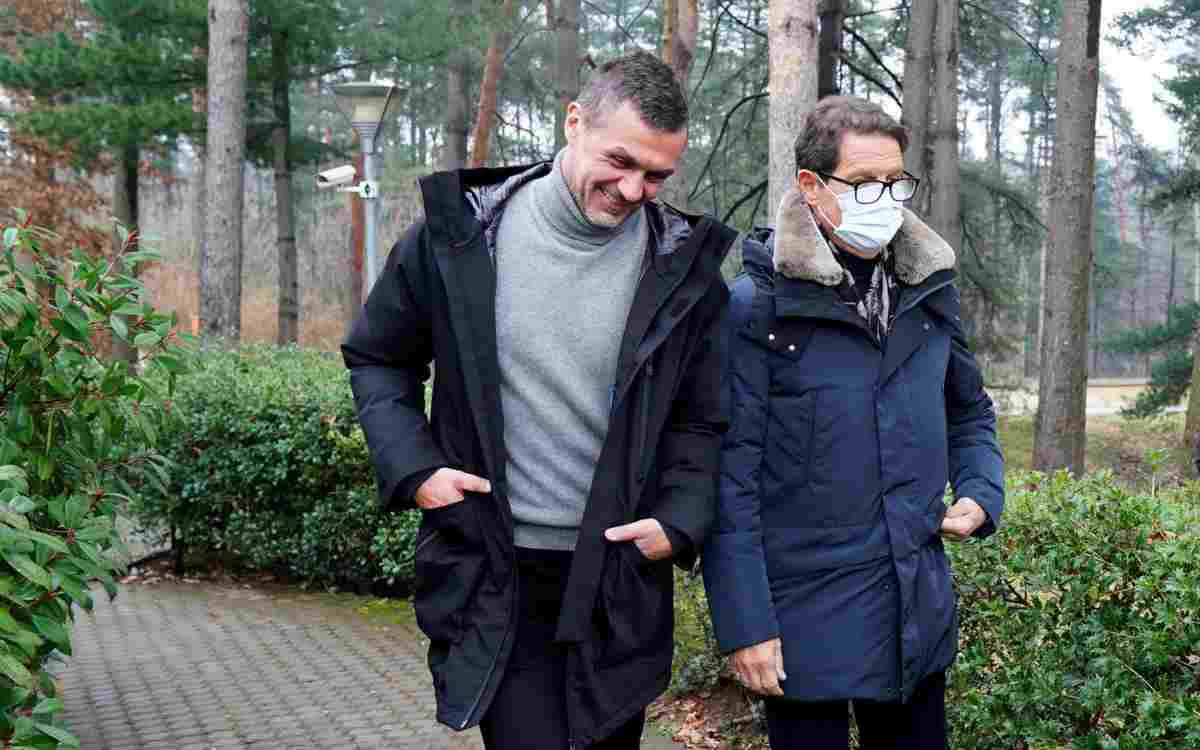 Fabio Capello e Paolo Maldini