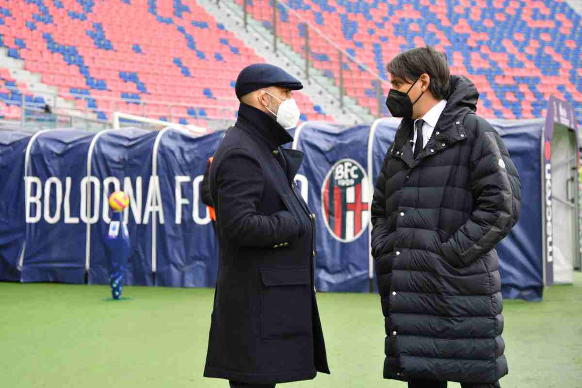 Marotta e Inzaghi a Bologna