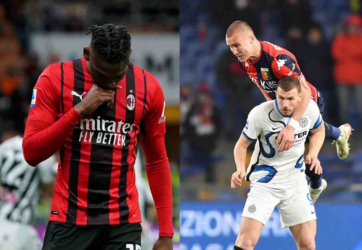 Rafael Leao e Edin Dzeko, il duello tra Milan e Inter