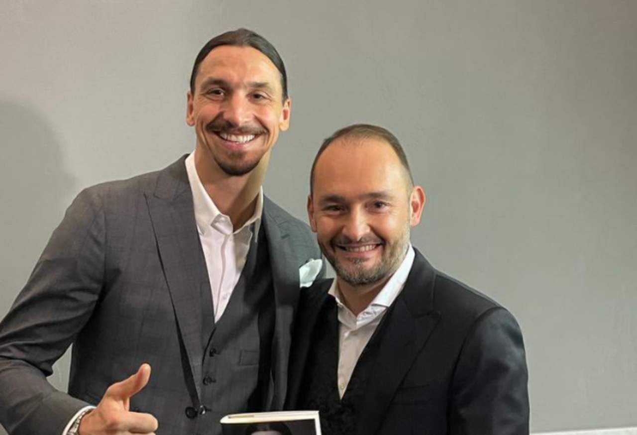 Gianluca Di Marzio e Zlatan Ibrahimovic