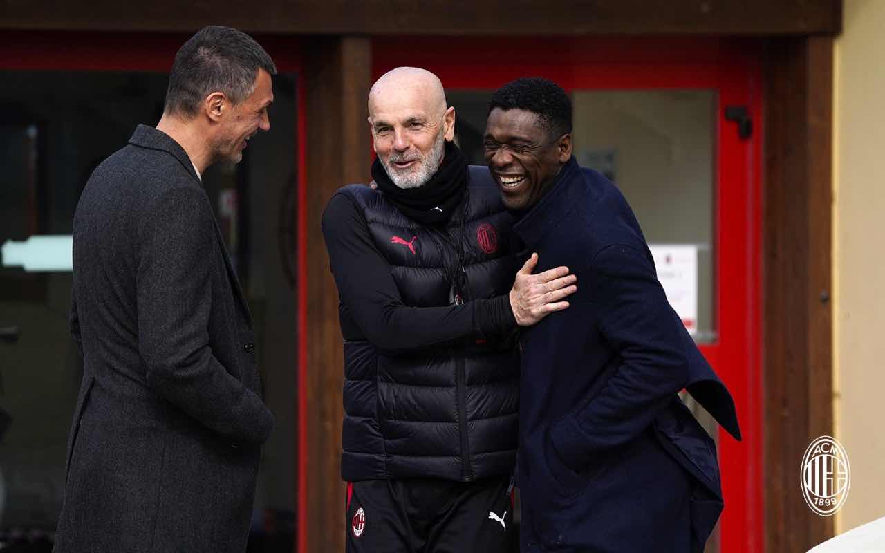 Pioli, Maldini e Seedorf